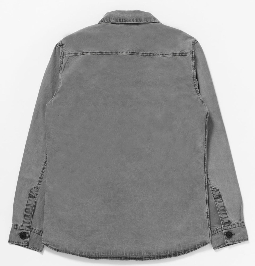 Men Human Scales Overshirts | Rickard Denim Grey
