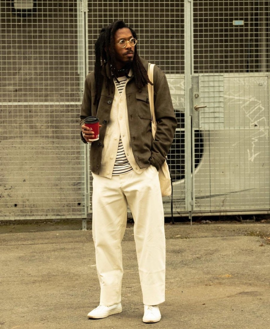 Men Human Scales Overshirts | Mark Vegan Suede Taupe
